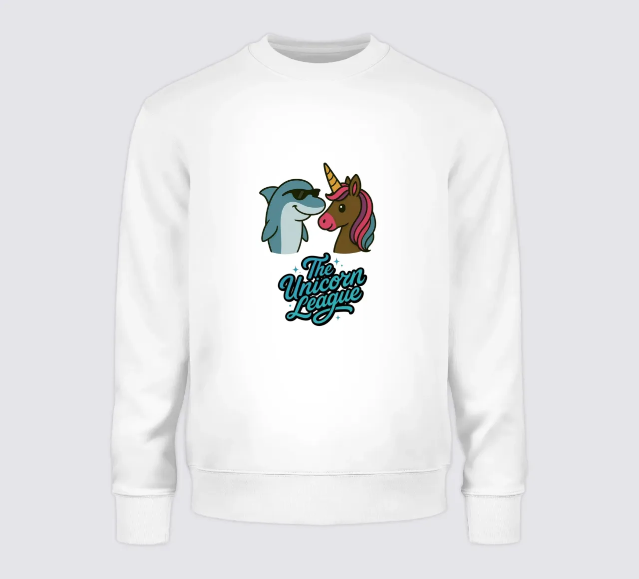 THE UNICORN LEAGUE - The Dolphin felpa da Vintage Van Gogh
