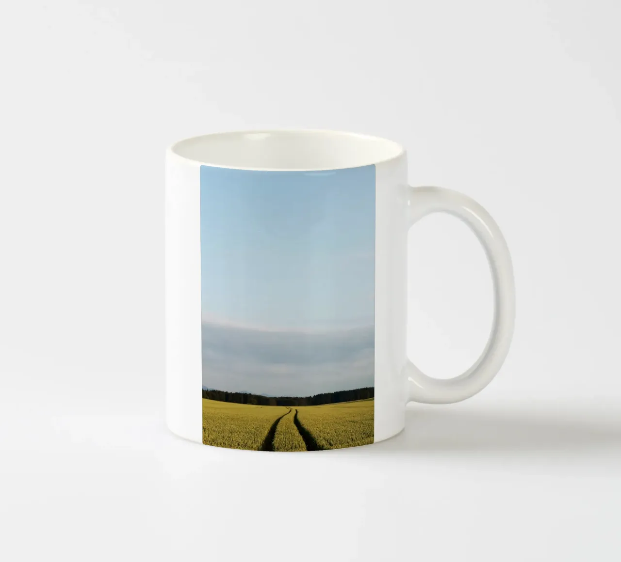 Campo di grano in Baviera tazza in ceramica da Simon Koy
