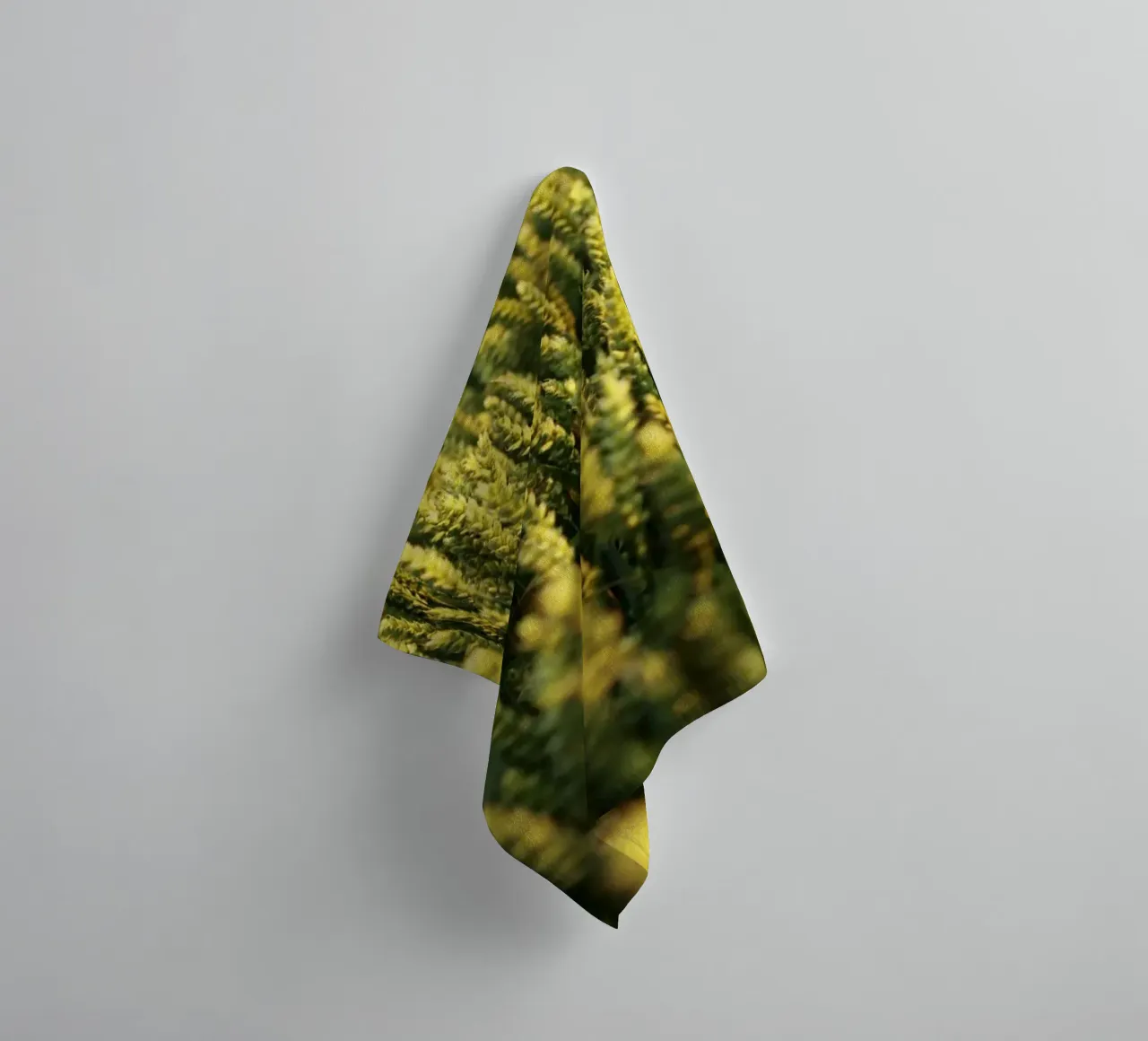 Wheat field in Bavaria towel by Simon Koy