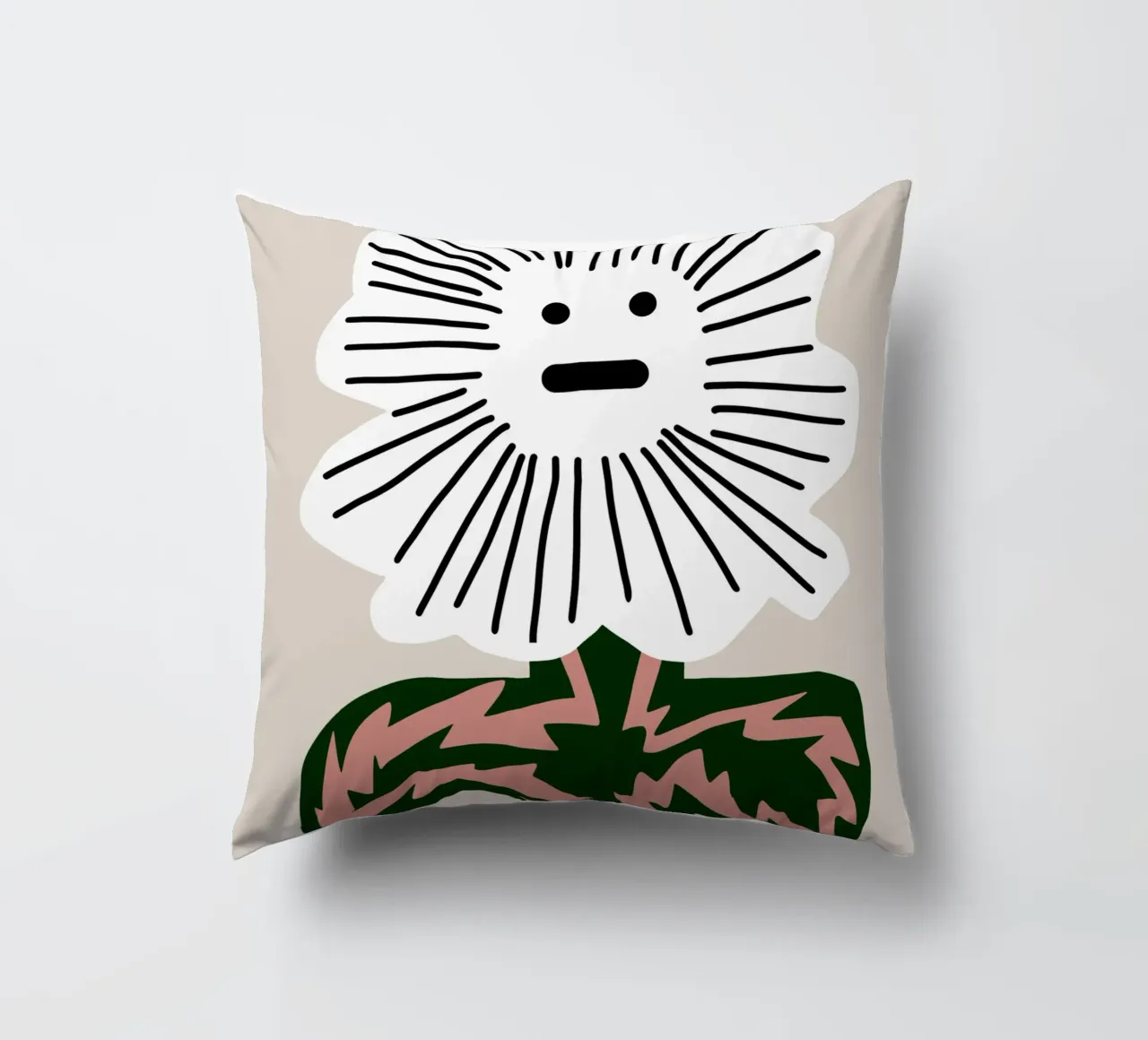 Atteggiamento floreale cuscino da Little Dean