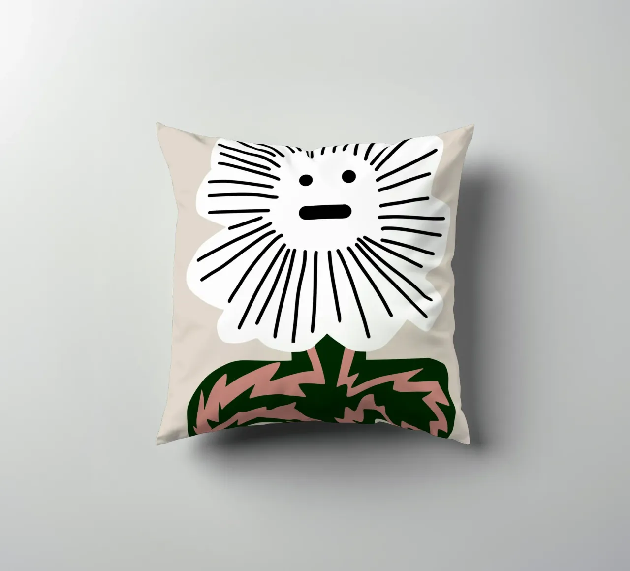 Atteggiamento floreale cuscino da Little Dean