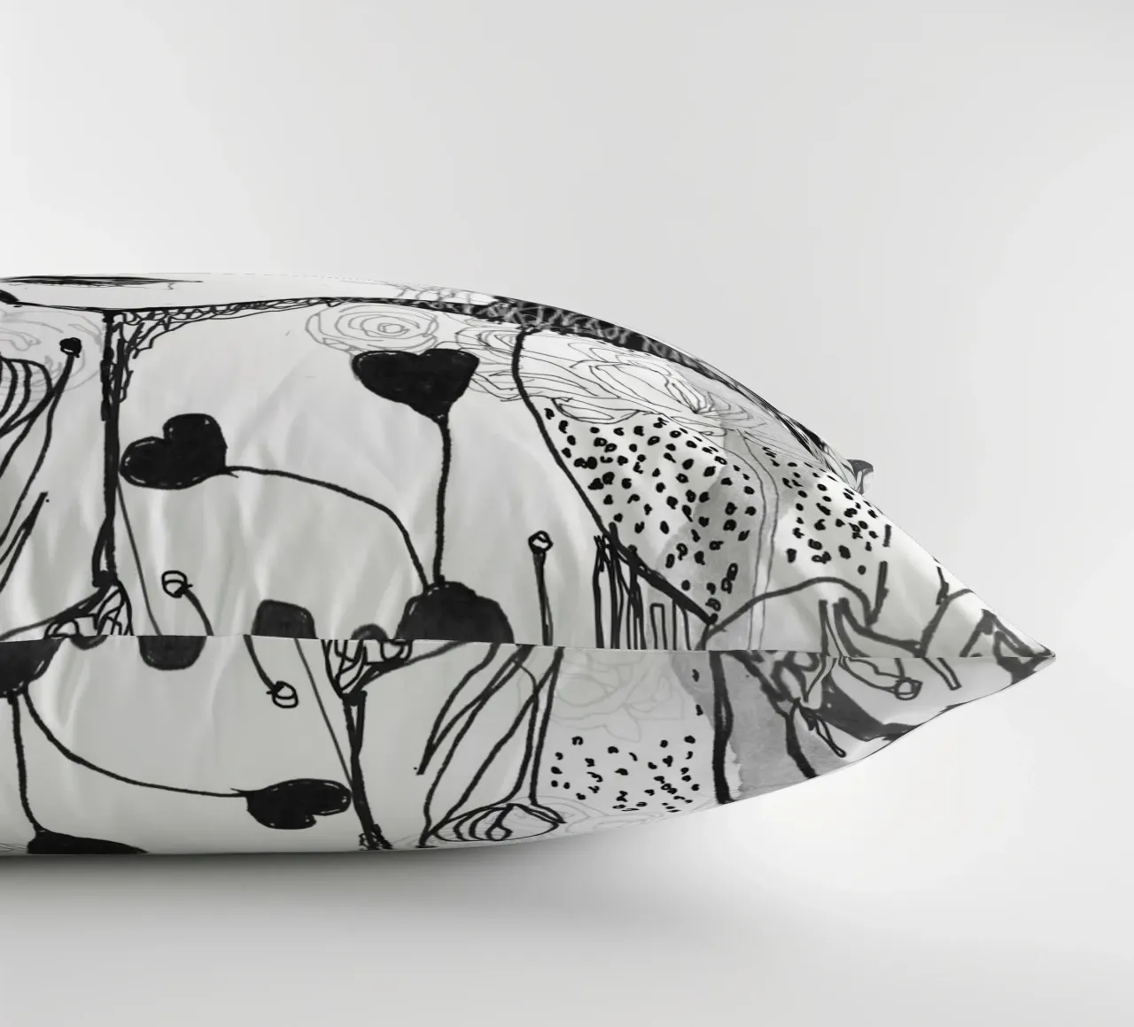 bianco e nero cuscino da k i m