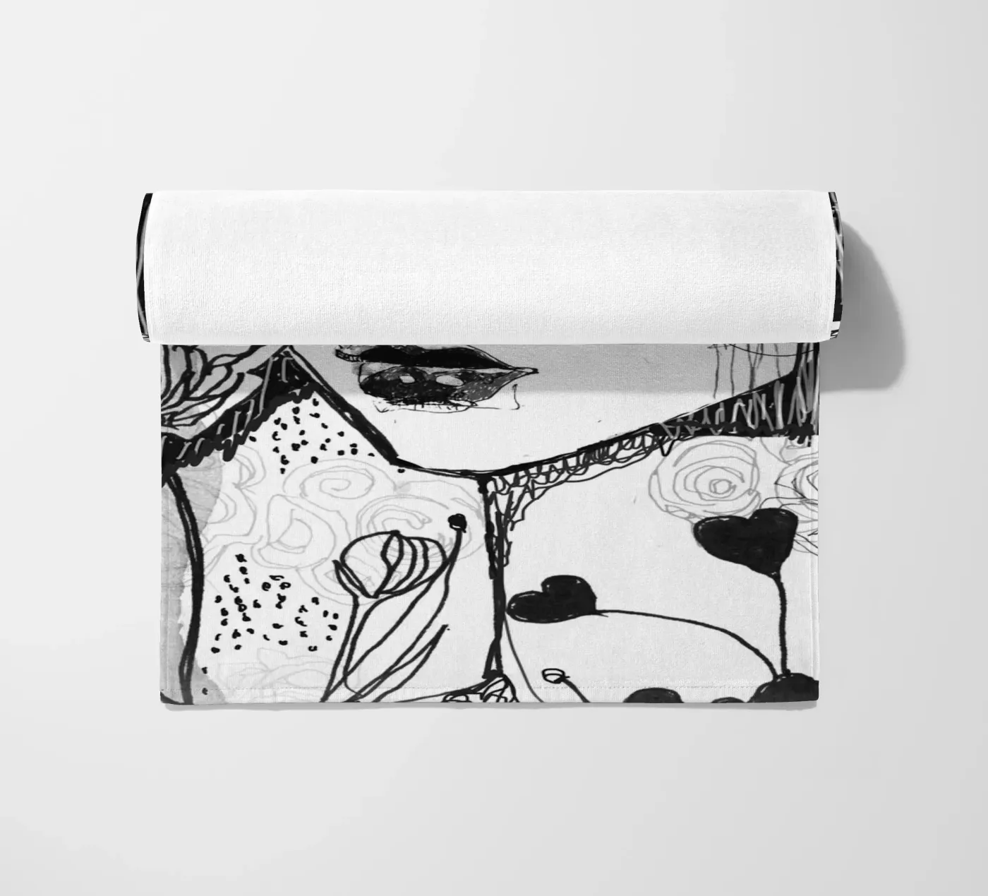 bianco e nero telo mare da k i m