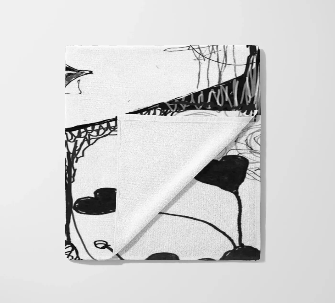 bianco e nero telo mare da k i m