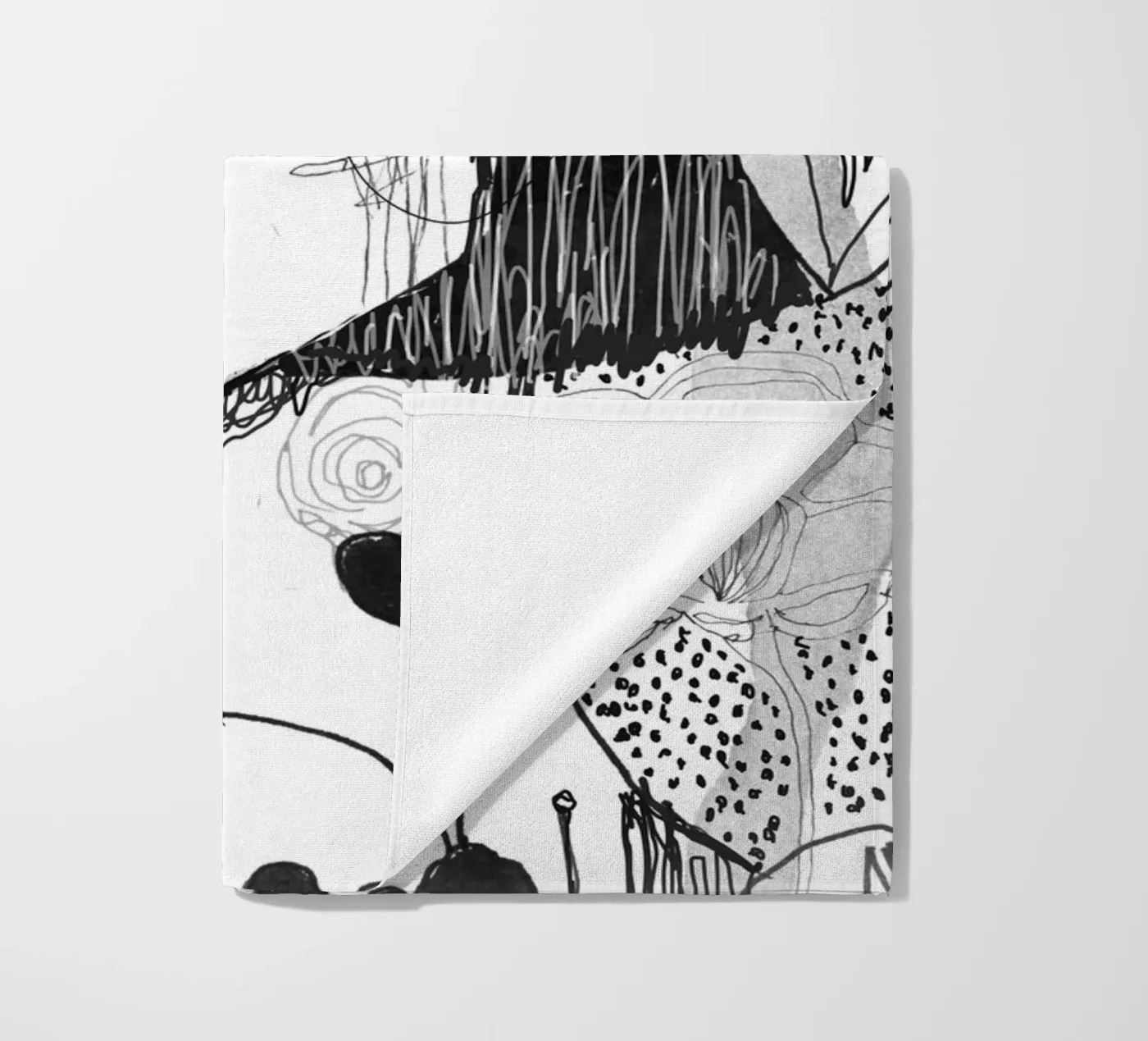 bianco e nero telo mare da k i m