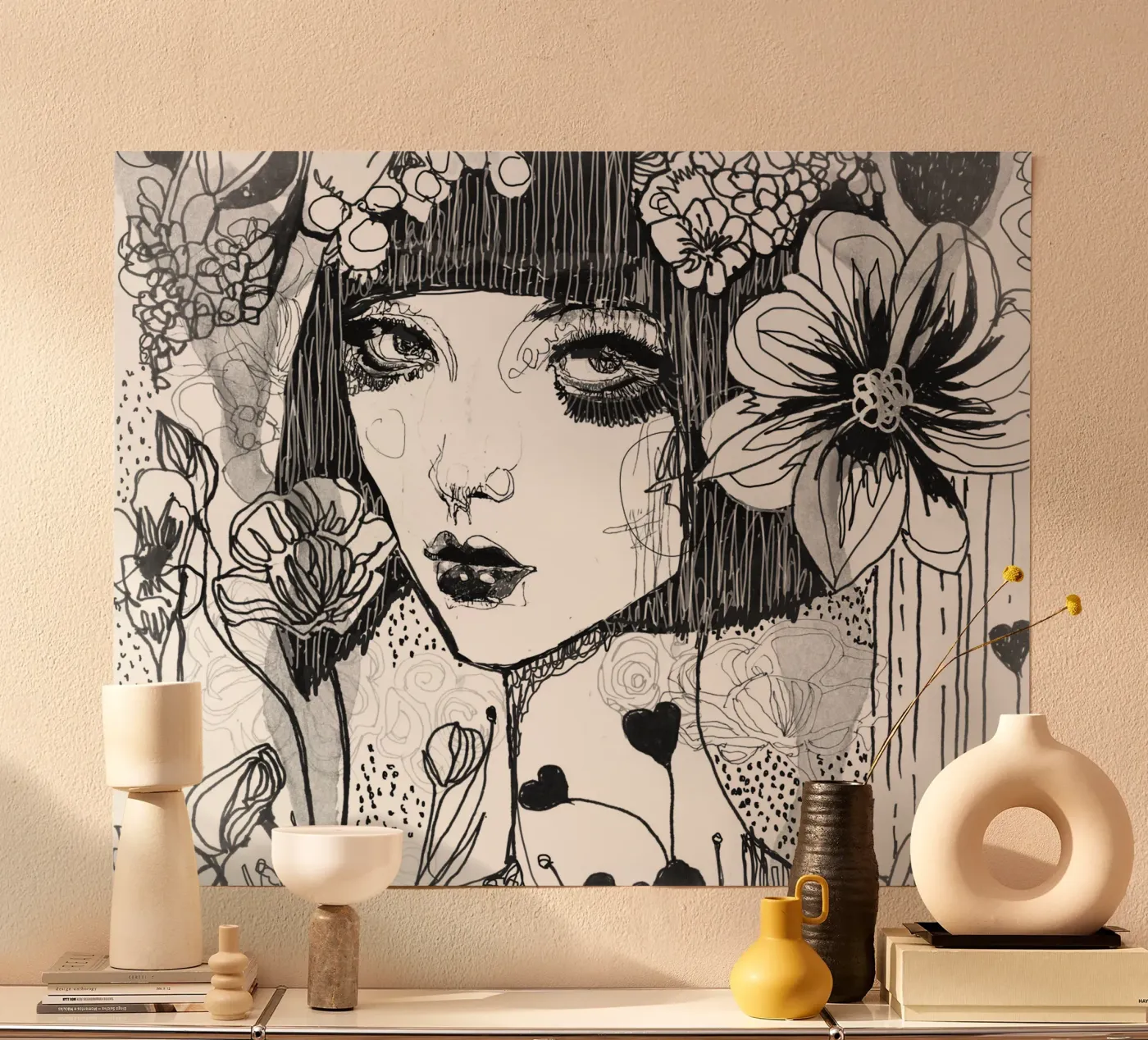 bianco e nero poster da k i m