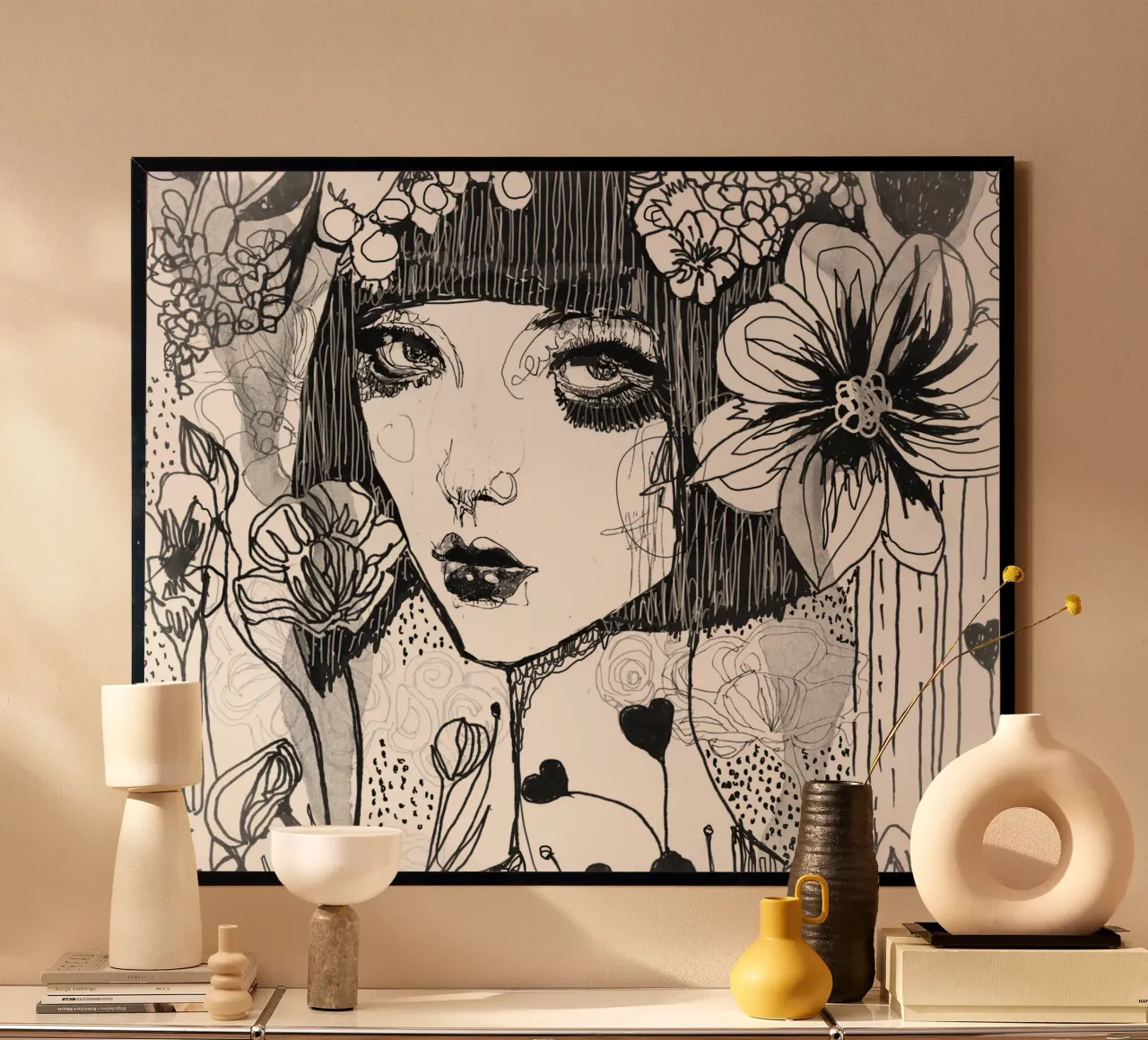 bianco e nero poster da k i m