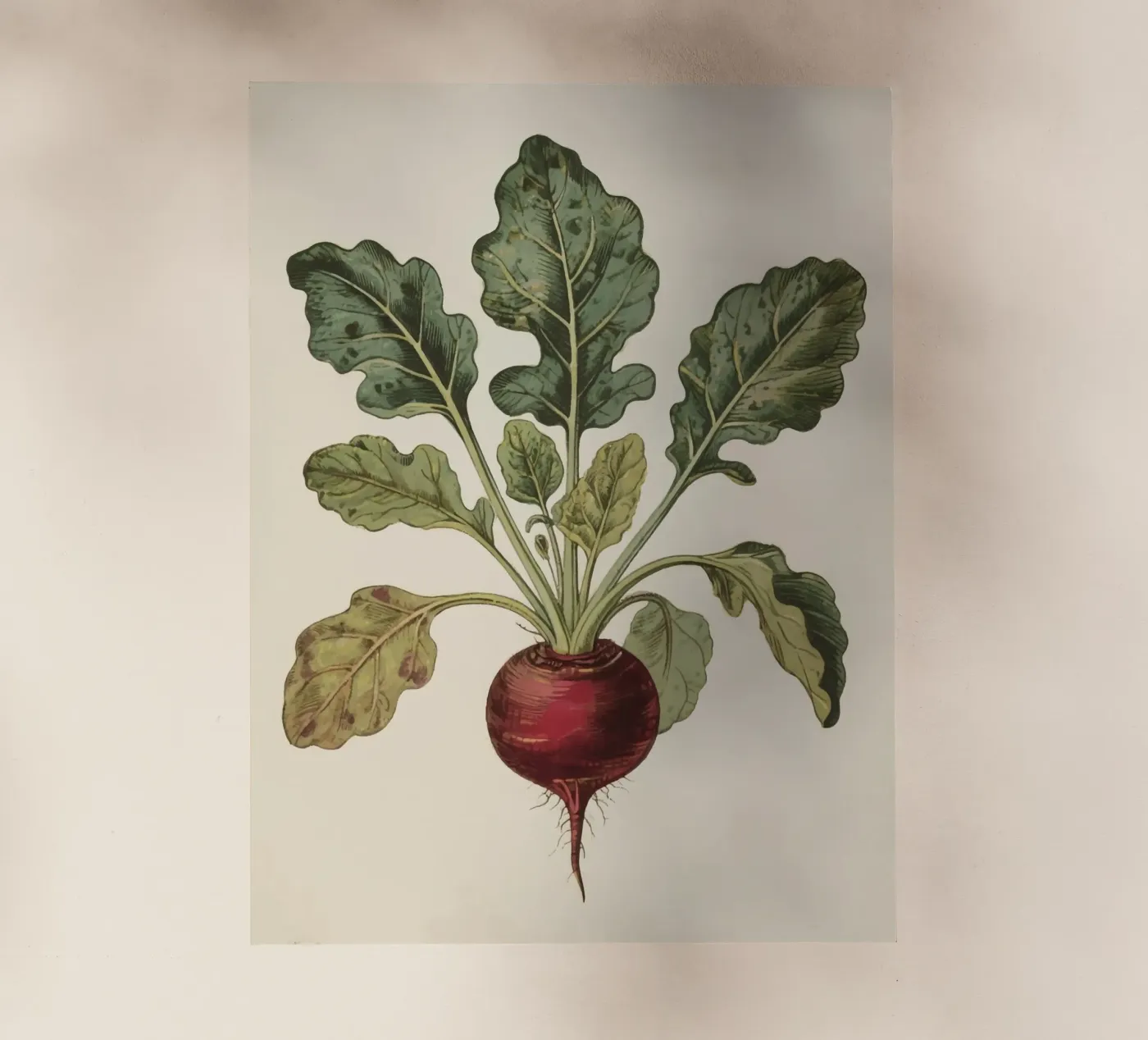 Beetroot backlit folie van knowledge