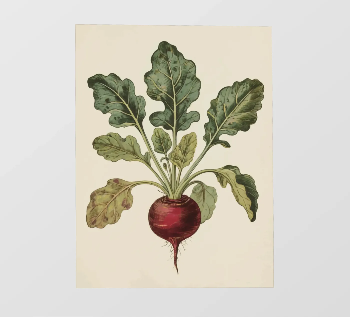 Beetroot backlit folie van knowledge