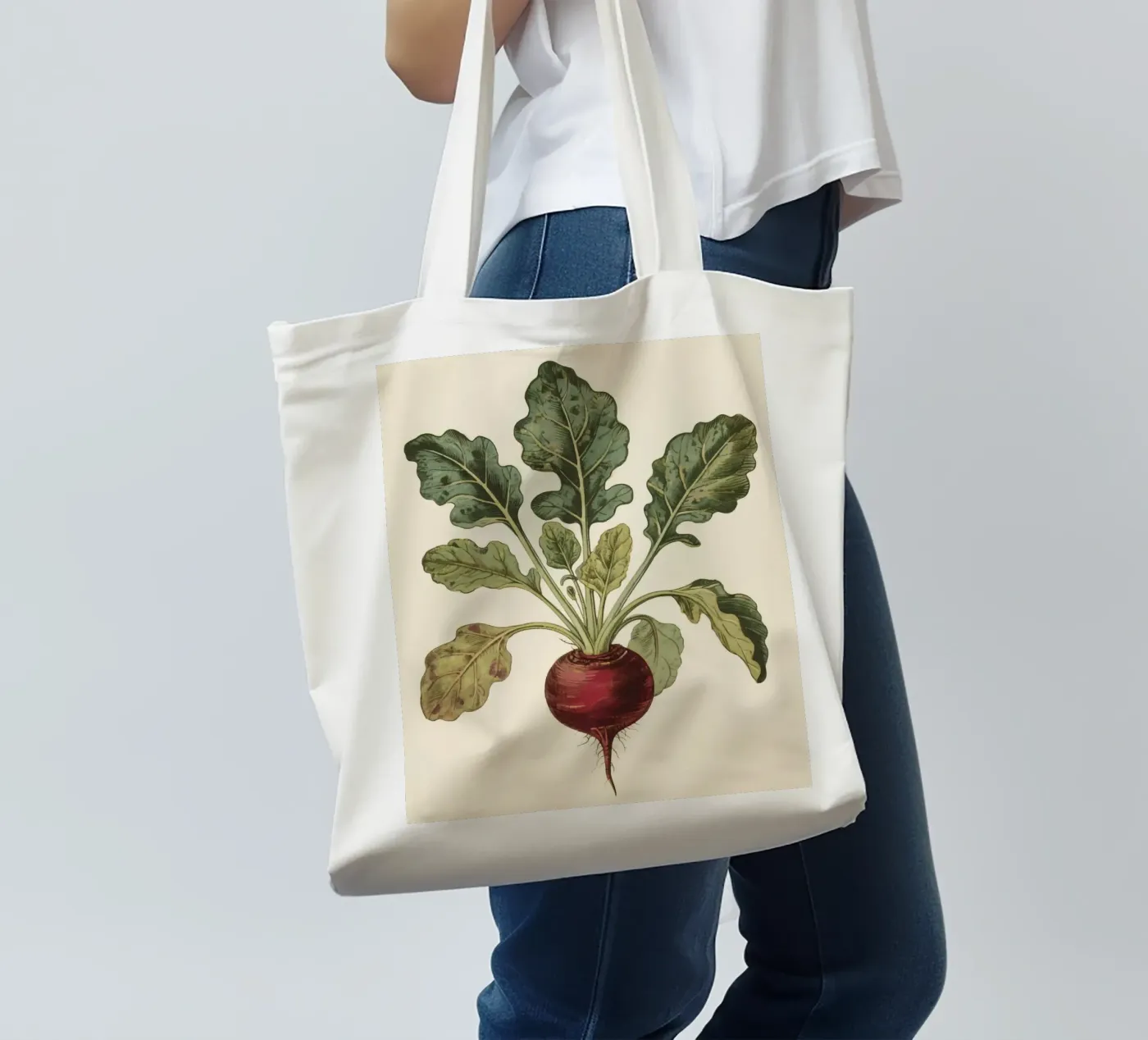 Beetroot tote bag by knowledge