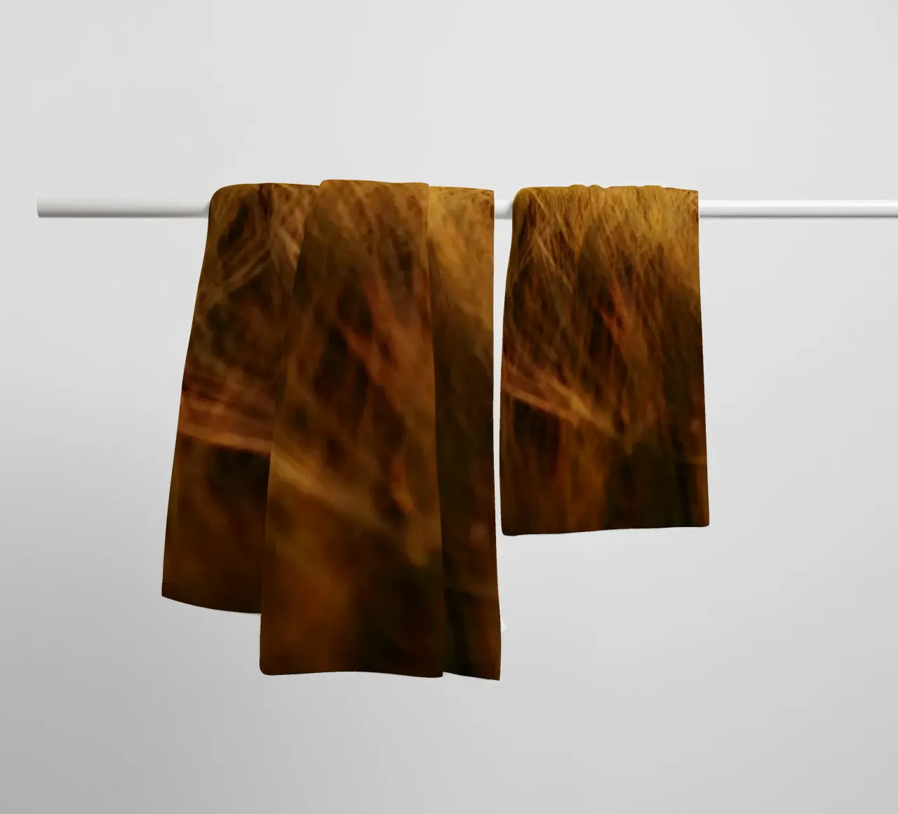 Wheat field in Bavaria towel by Simon Koy