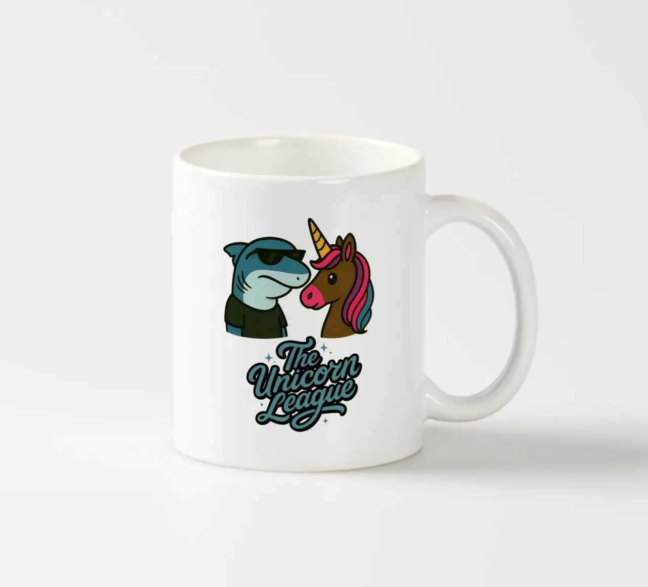 THE UNICORN LEAGUE - The Shark tazza in ceramica da Vintage Van Gogh