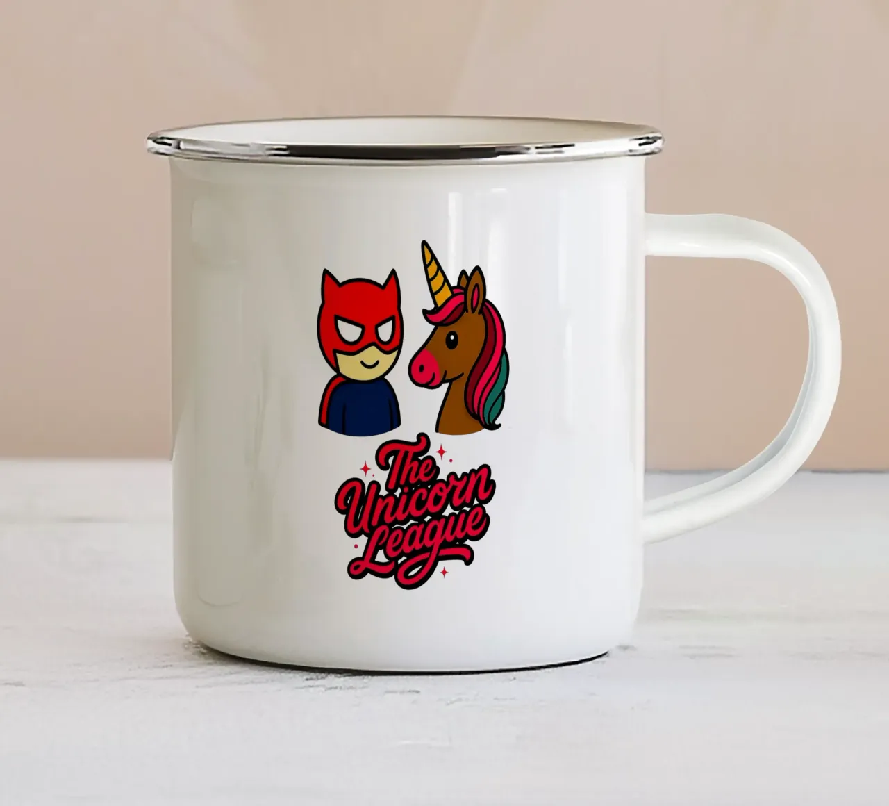 THE UNICORN LEAGUE - The Hero tazza in smalto da Vintage Van Gogh