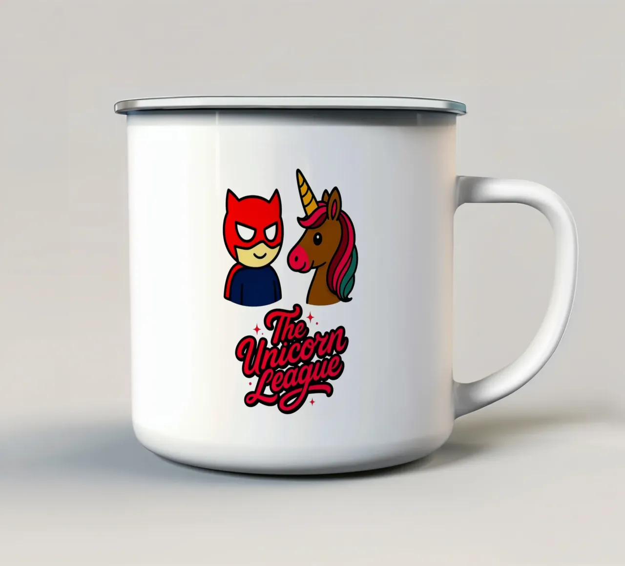THE UNICORN LEAGUE - The Hero tazza in smalto da Vintage Van Gogh