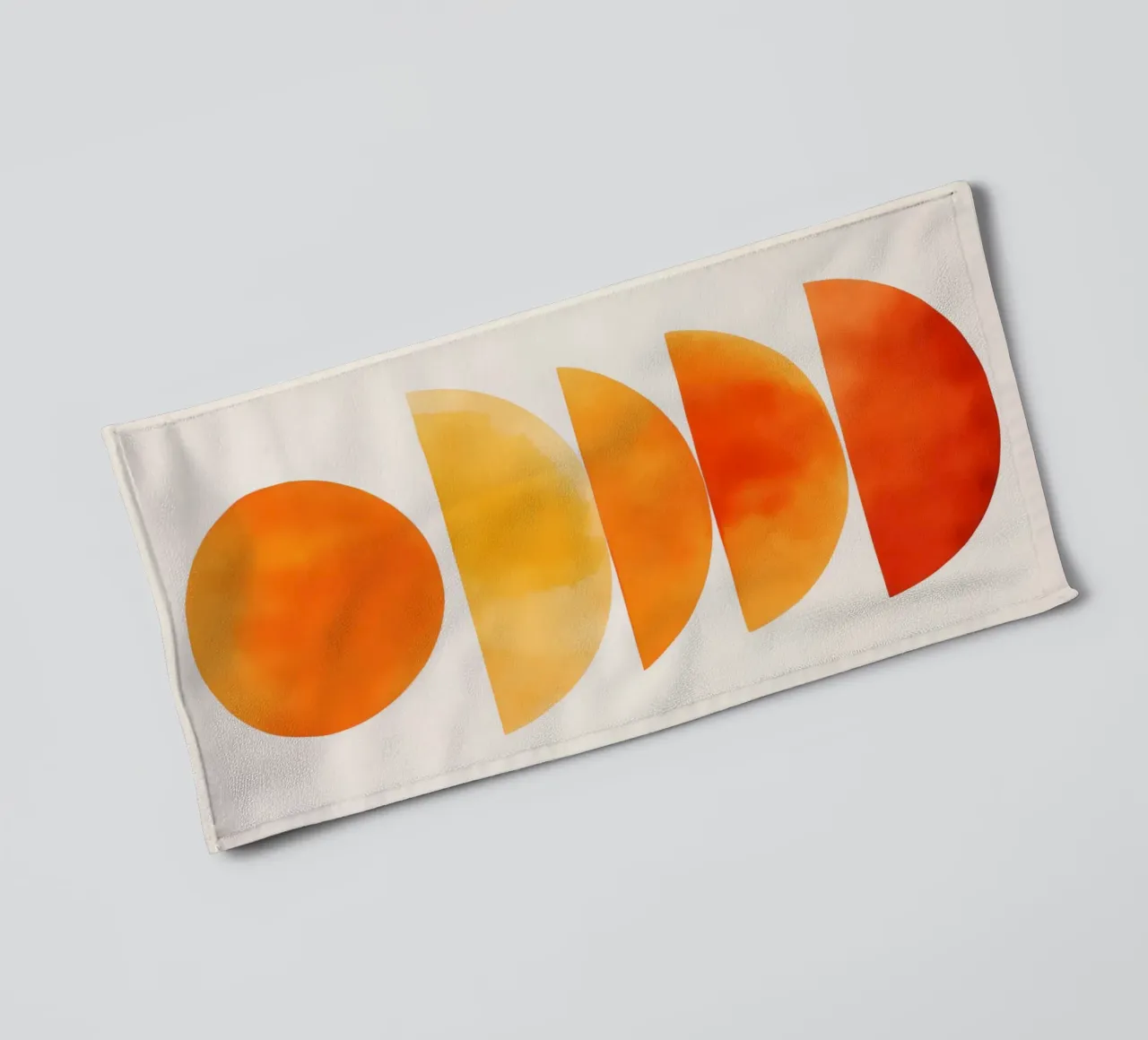 Ode to the Sun | Geometric Abstraction towel by Autofocus