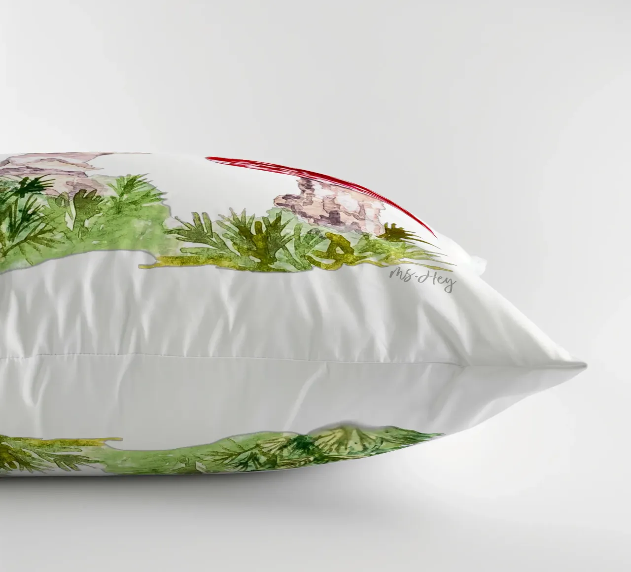 Illustrazione ad acquerello : Rospi nella foresta cuscino da ms.Hey! textildesign