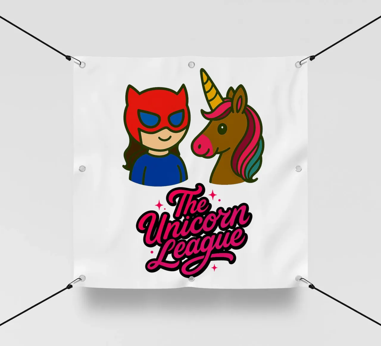 THE UNICORN LEAGUE - The Heroine telo in pvc da Vintage Van Gogh