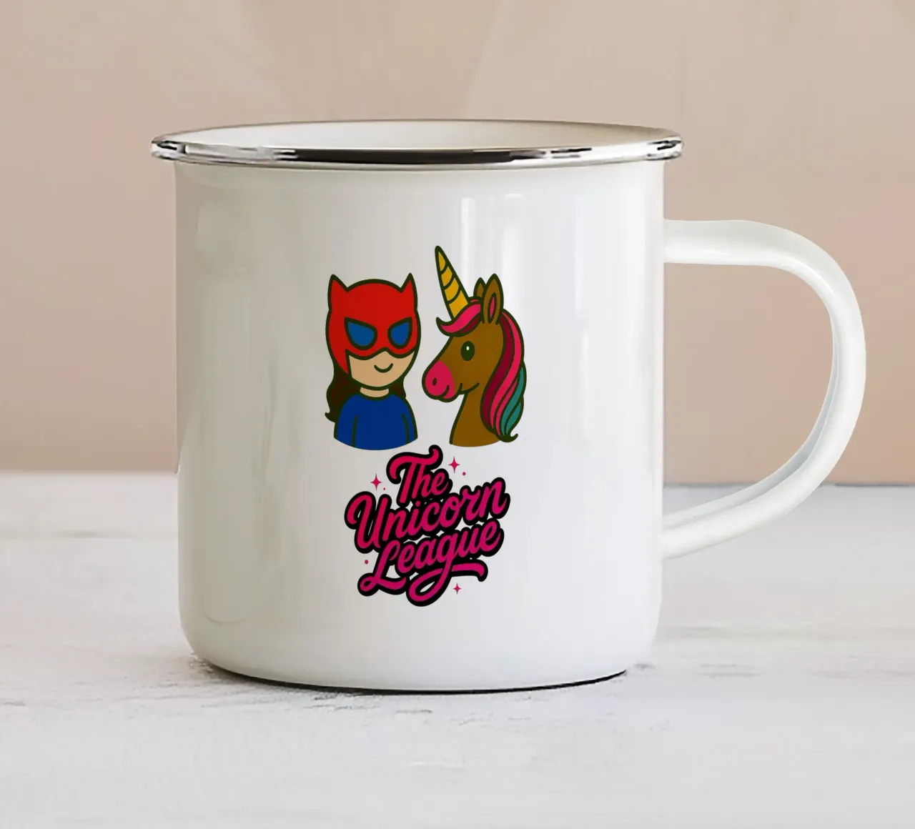 THE UNICORN LEAGUE - The Heroine tazza in smalto da Vintage Van Gogh