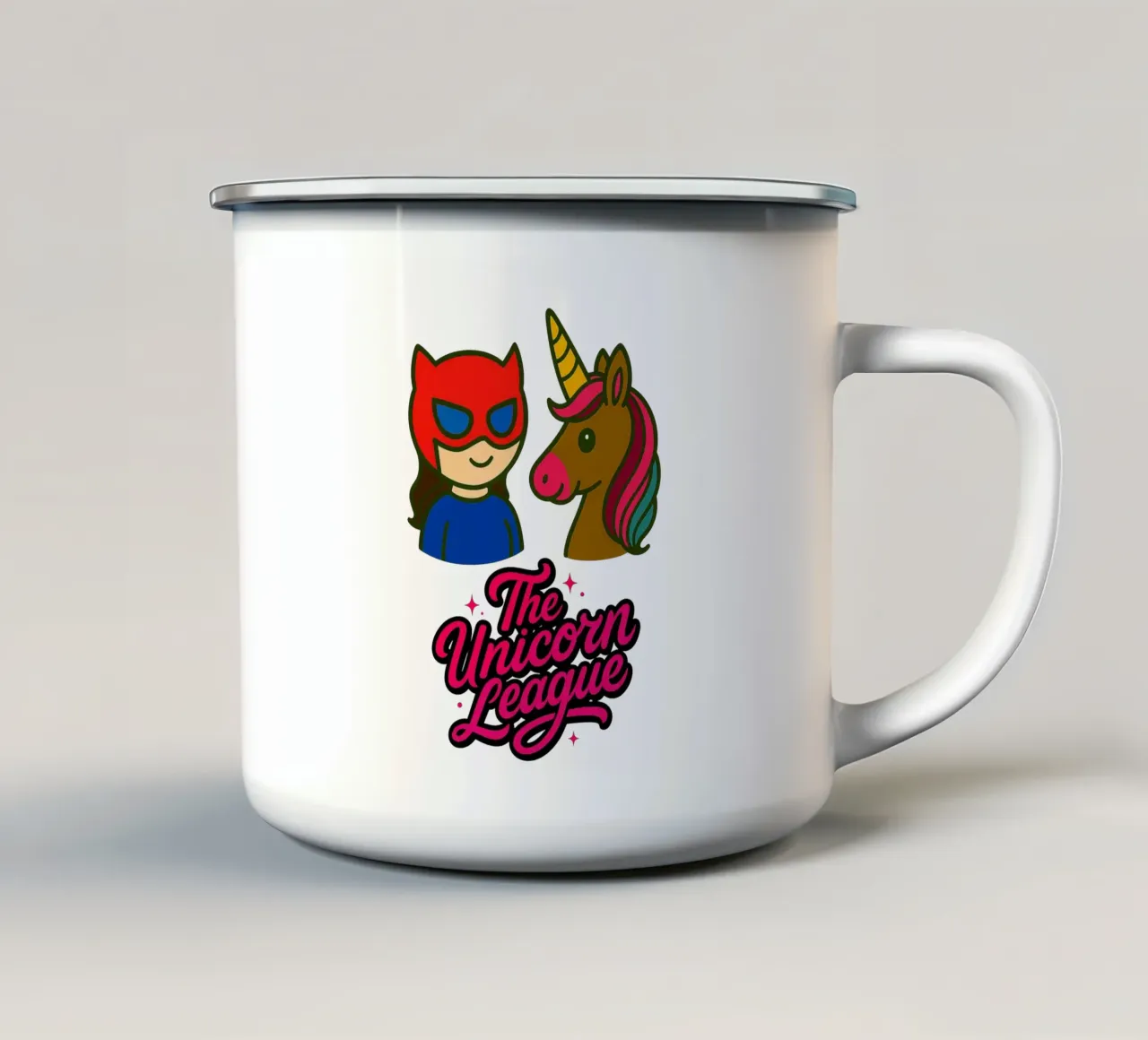 THE UNICORN LEAGUE - The Heroine tazza in smalto da Vintage Van Gogh