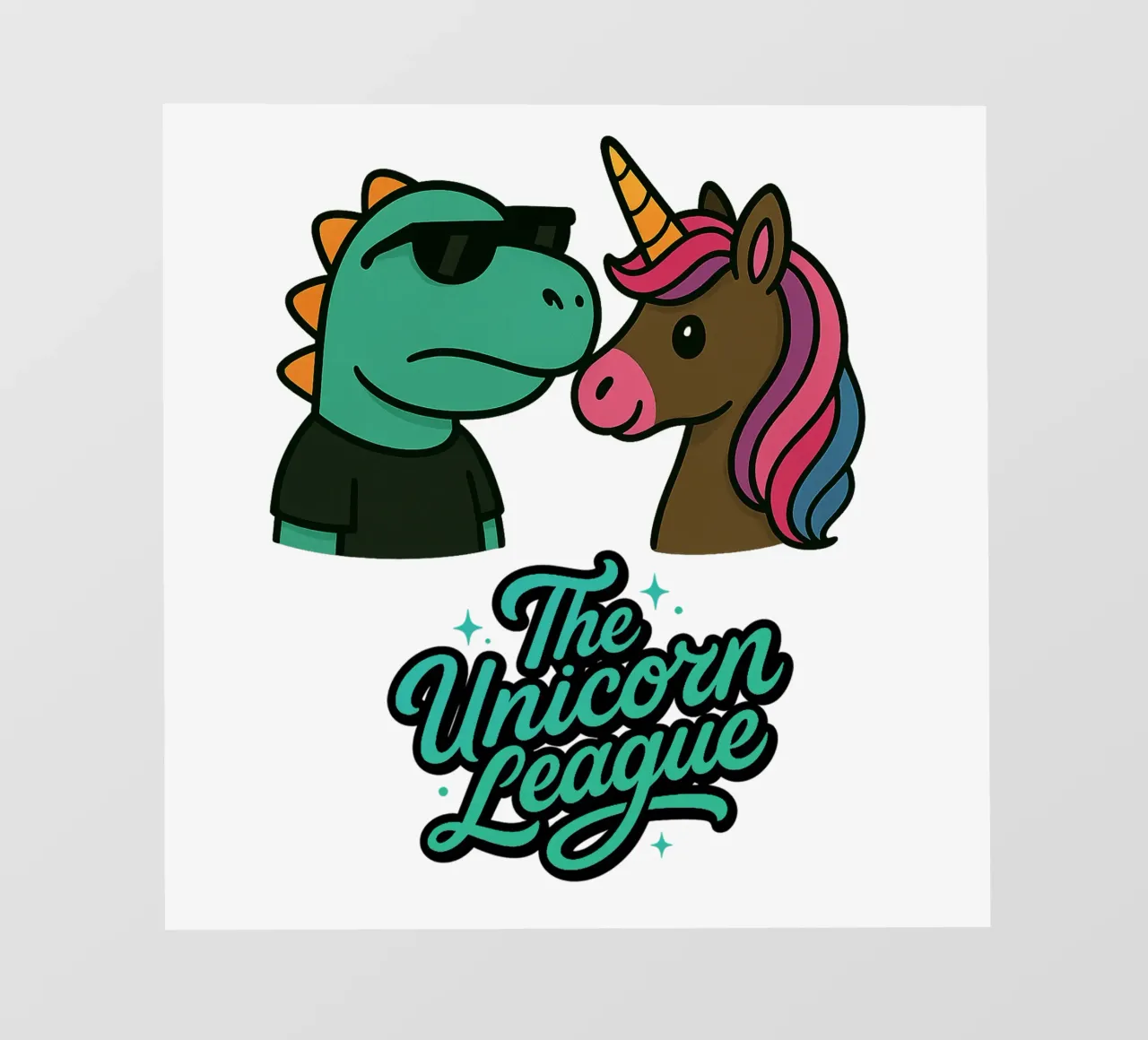 THE UNICORN LEAGUE - The Dino pellicola backlit da Vintage Van Gogh