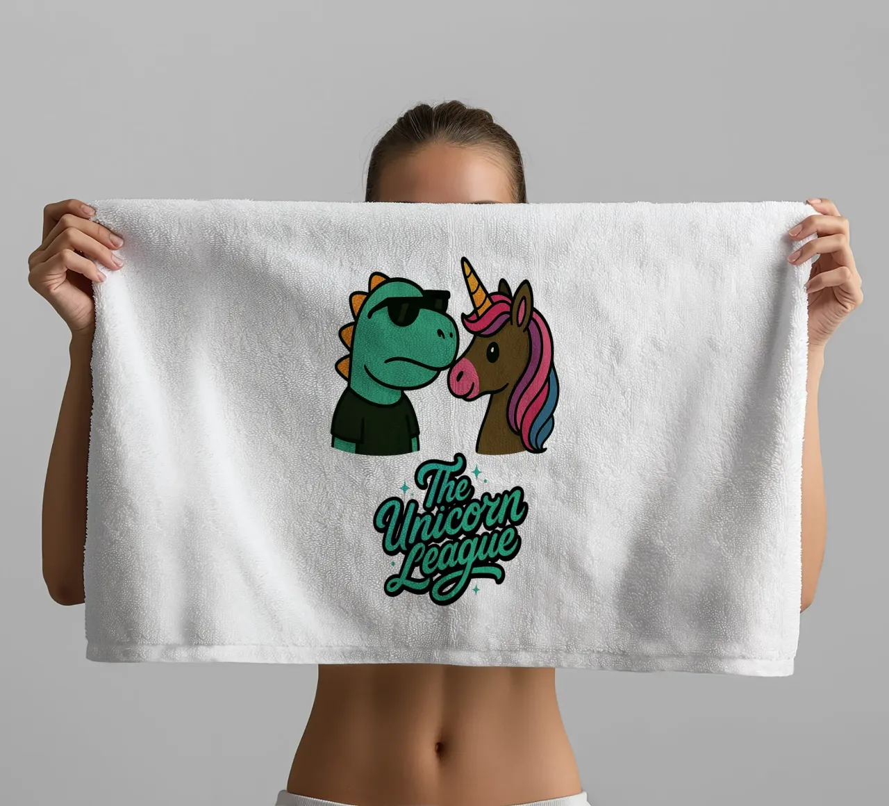 THE UNICORN LEAGUE - The Dino asciugamano da bagno da Vintage Van Gogh