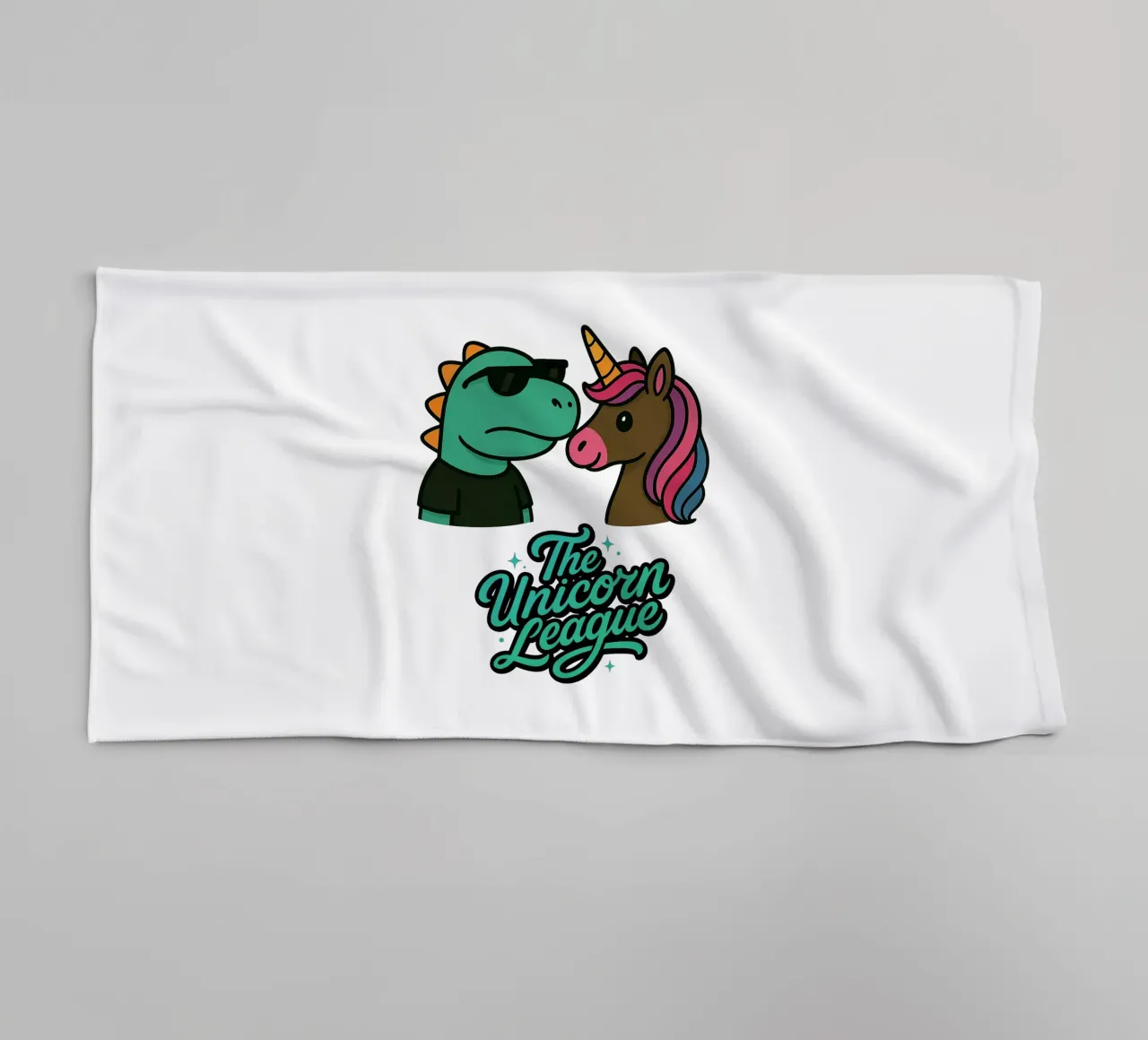 THE UNICORN LEAGUE - The Dino asciugamano da bagno da Vintage Van Gogh