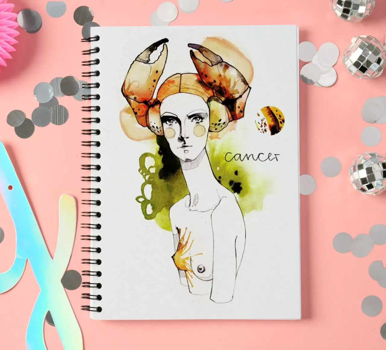 Krebs spiral notebook by Ekaterina Koroleva