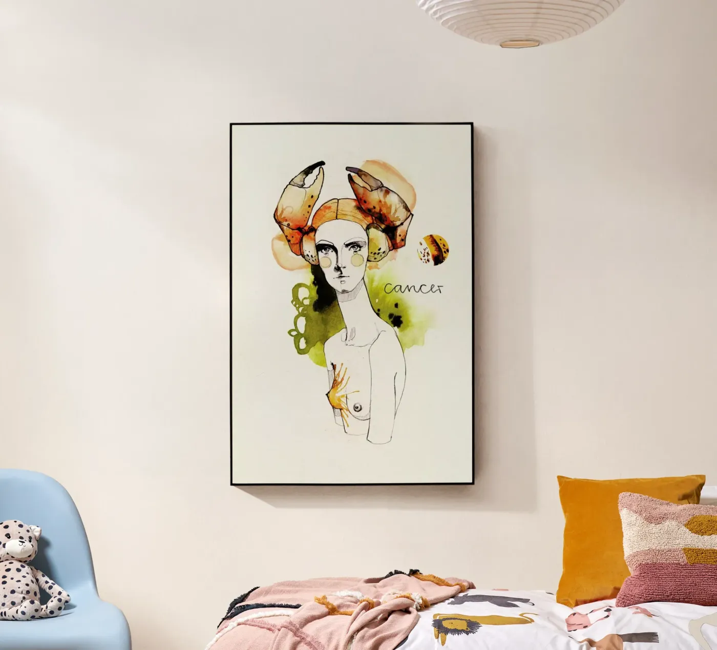 Krebs Acryl-Glas von Ekaterina Koroleva