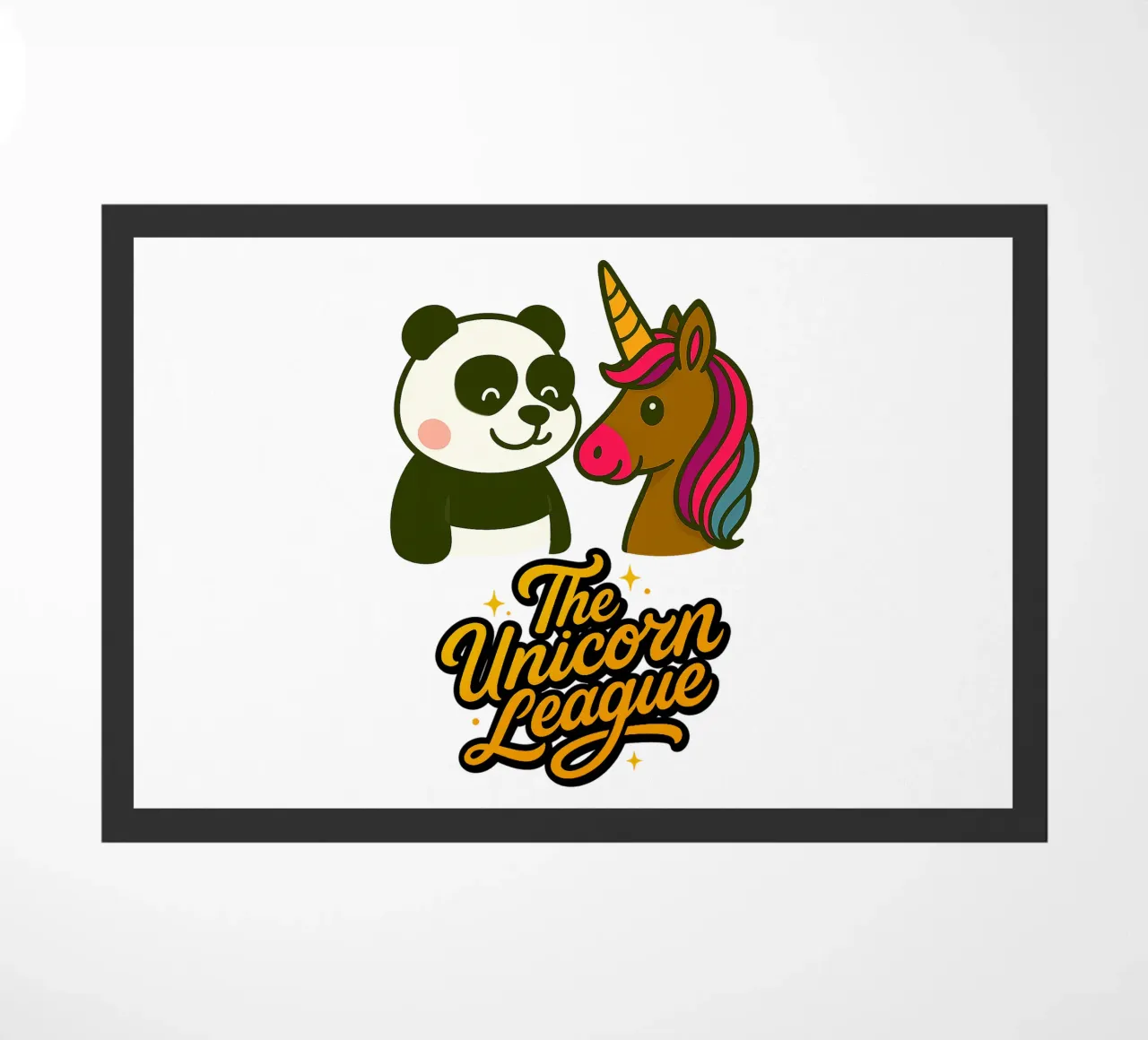 THE UNICORN LEAGUE - The Panda zerbino da Vintage Van Gogh
