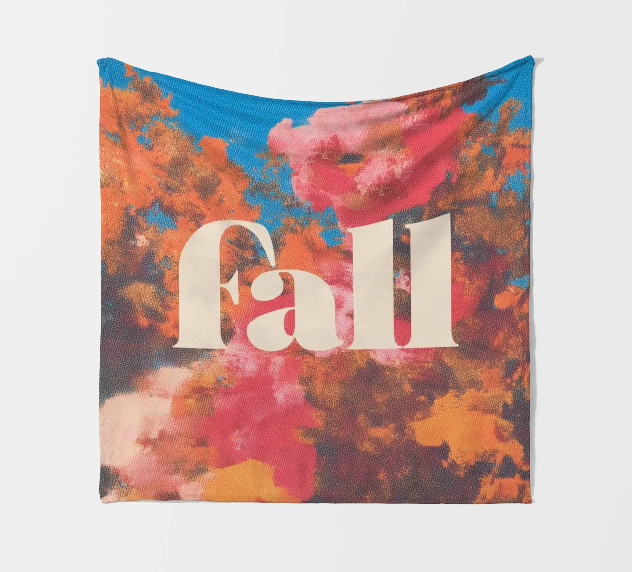 Autunno rosa romantico coperta in pile da Carinaprint