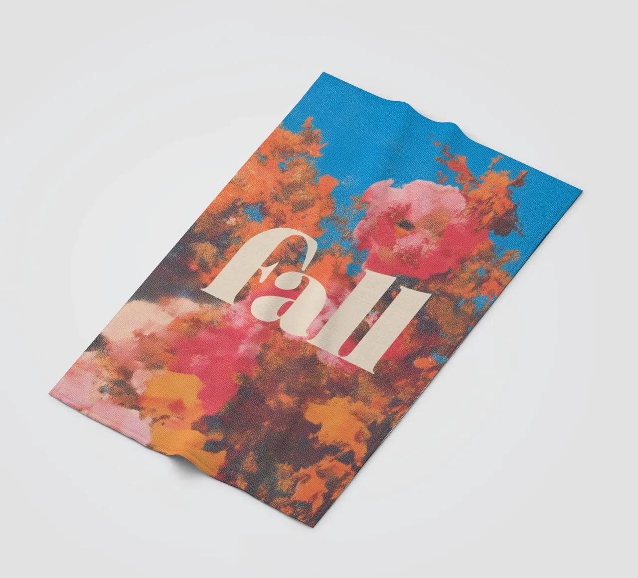 Autunno rosa romantico coperta in pile da Carinaprint