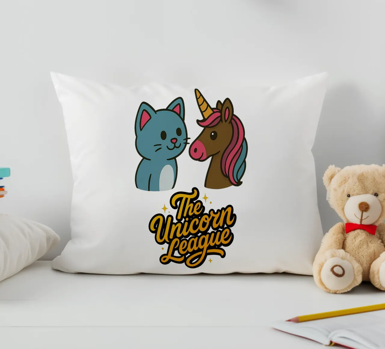 THE UNICORN LEAGUE - The Kitty cuscino da Vintage Van Gogh