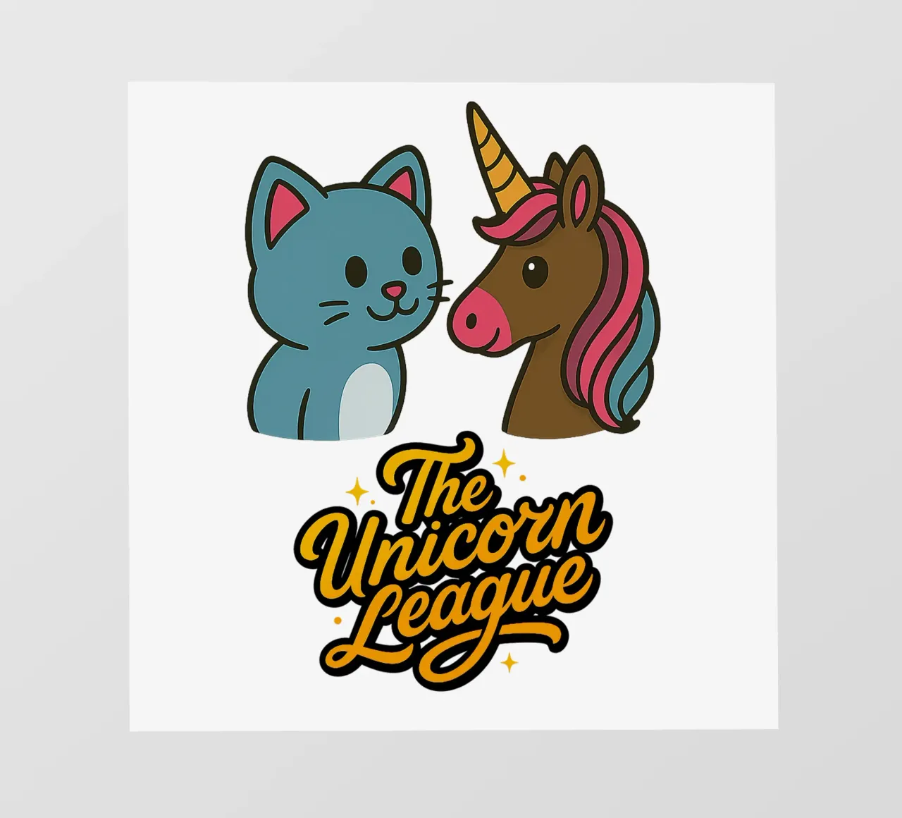 THE UNICORN LEAGUE - The Kitty pellicola backlit da Vintage Van Gogh