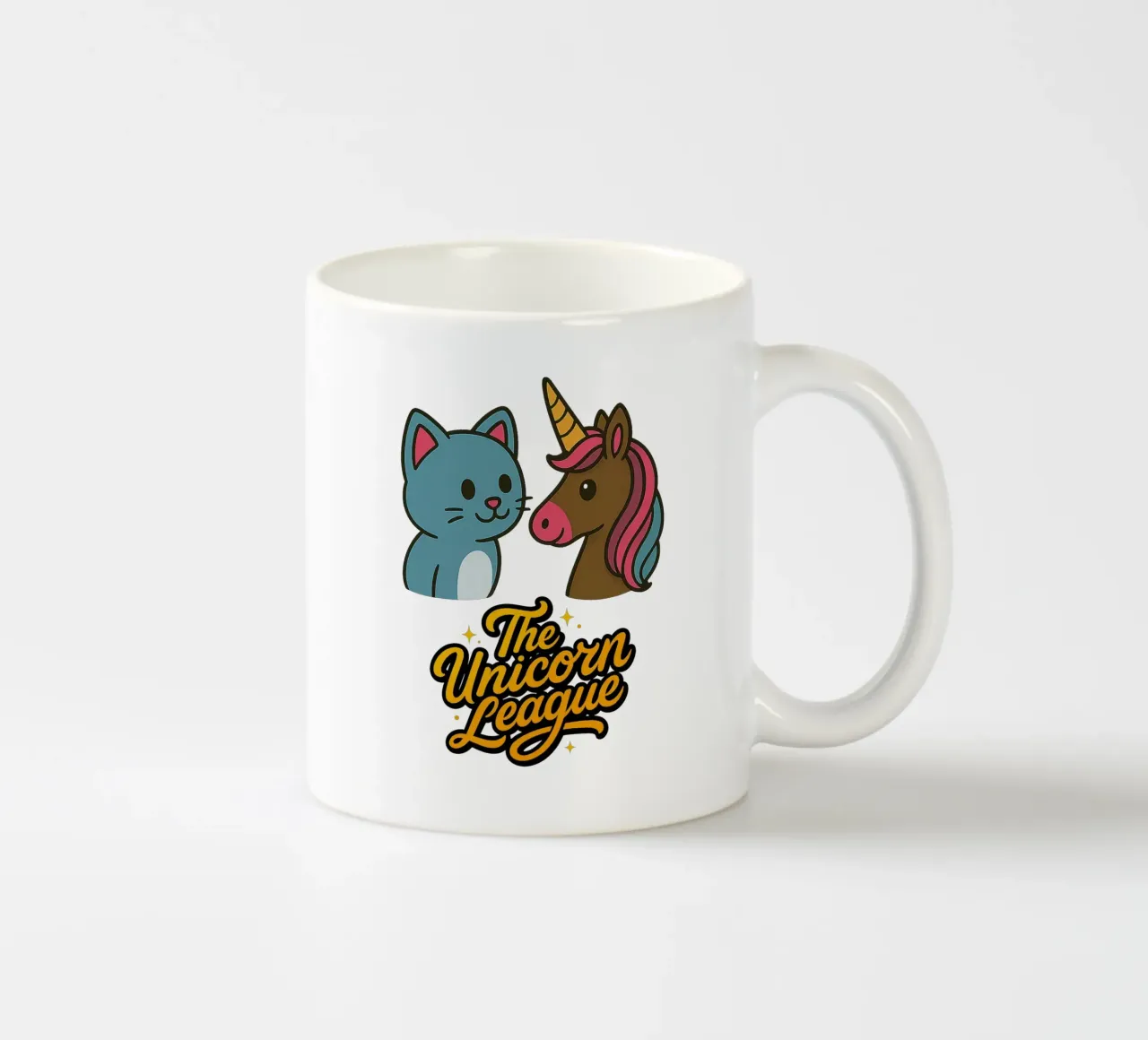 THE UNICORN LEAGUE - The Kitty tazza in ceramica da Vintage Van Gogh