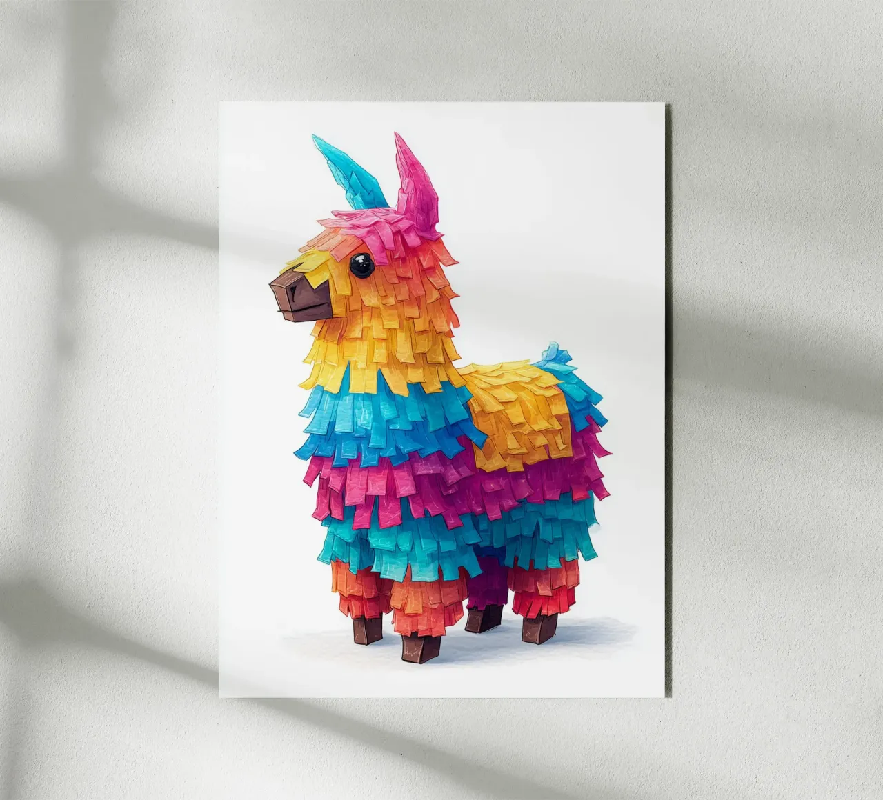 Poster a forma di lama colorato alluminio dibond da Kid’s Dream