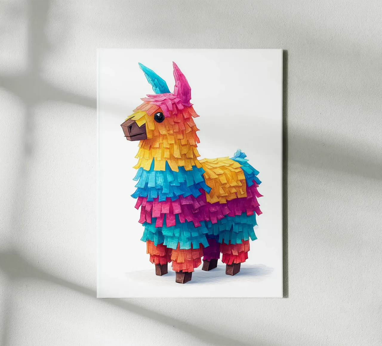 Poster a forma di lama colorato tela da Kid’s Dream