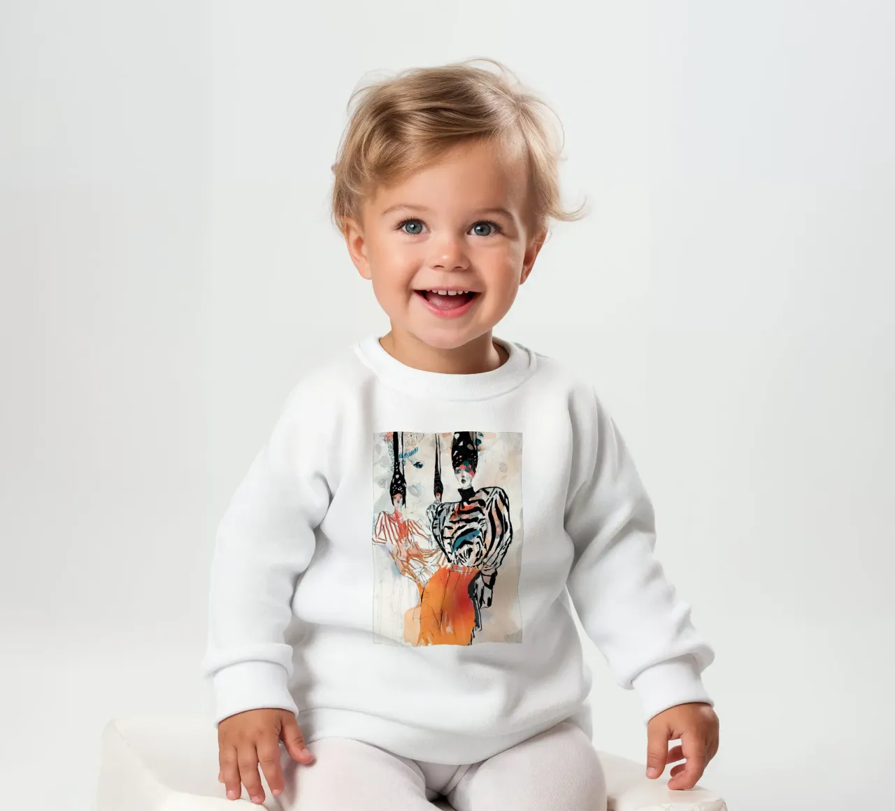 melocotón más profundo sudadera de bebé de k i m