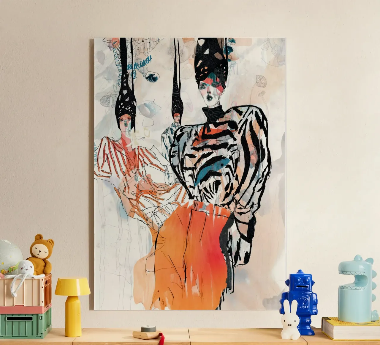 peach deeper Acryl-Glas von k i m