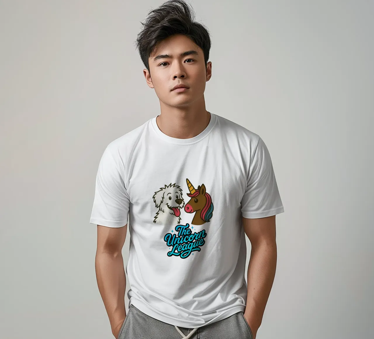 THE UNICORN LEAGUE - The Puppy t-shirt da Vintage Van Gogh