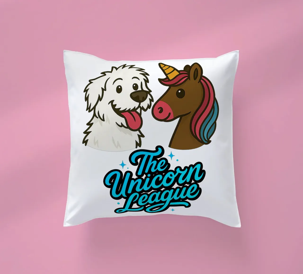 THE UNICORN LEAGUE - The Puppy cuscino da Vintage Van Gogh