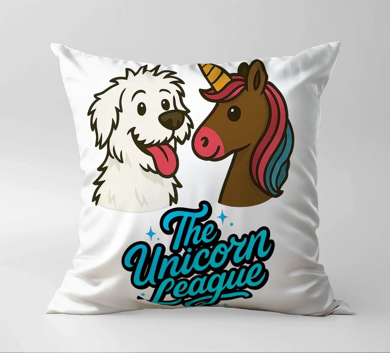 THE UNICORN LEAGUE - The Puppy cuscino da Vintage Van Gogh