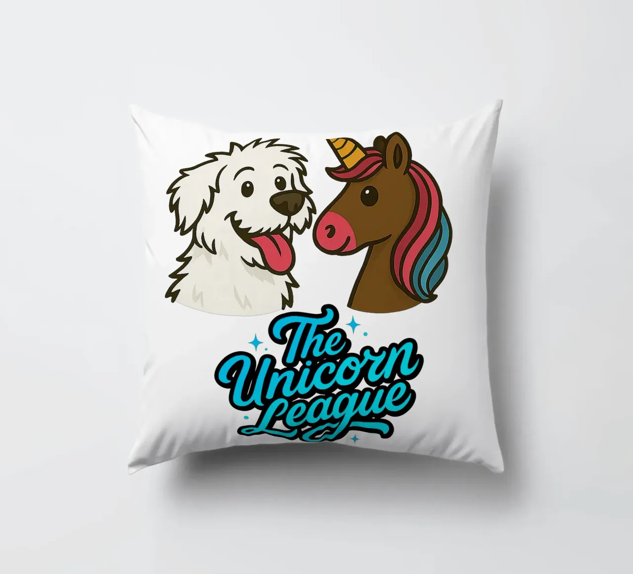 THE UNICORN LEAGUE - The Puppy cuscino da Vintage Van Gogh