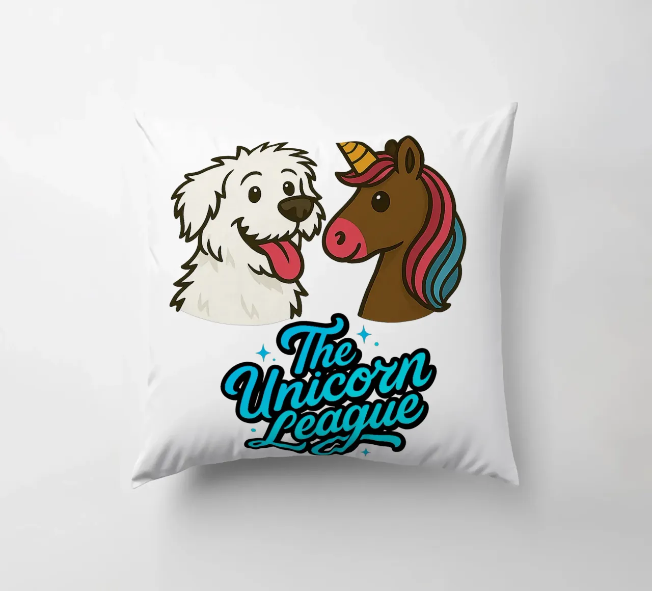 THE UNICORN LEAGUE - The Puppy cuscino da Vintage Van Gogh
