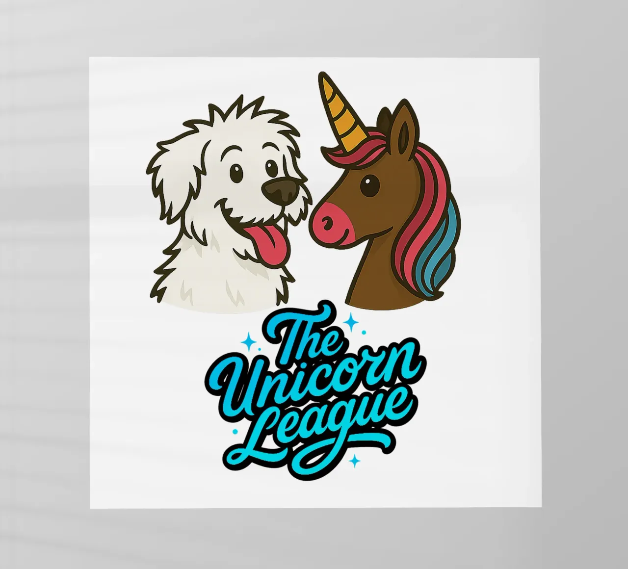 THE UNICORN LEAGUE - The Puppy pellicola backlit da Vintage Van Gogh