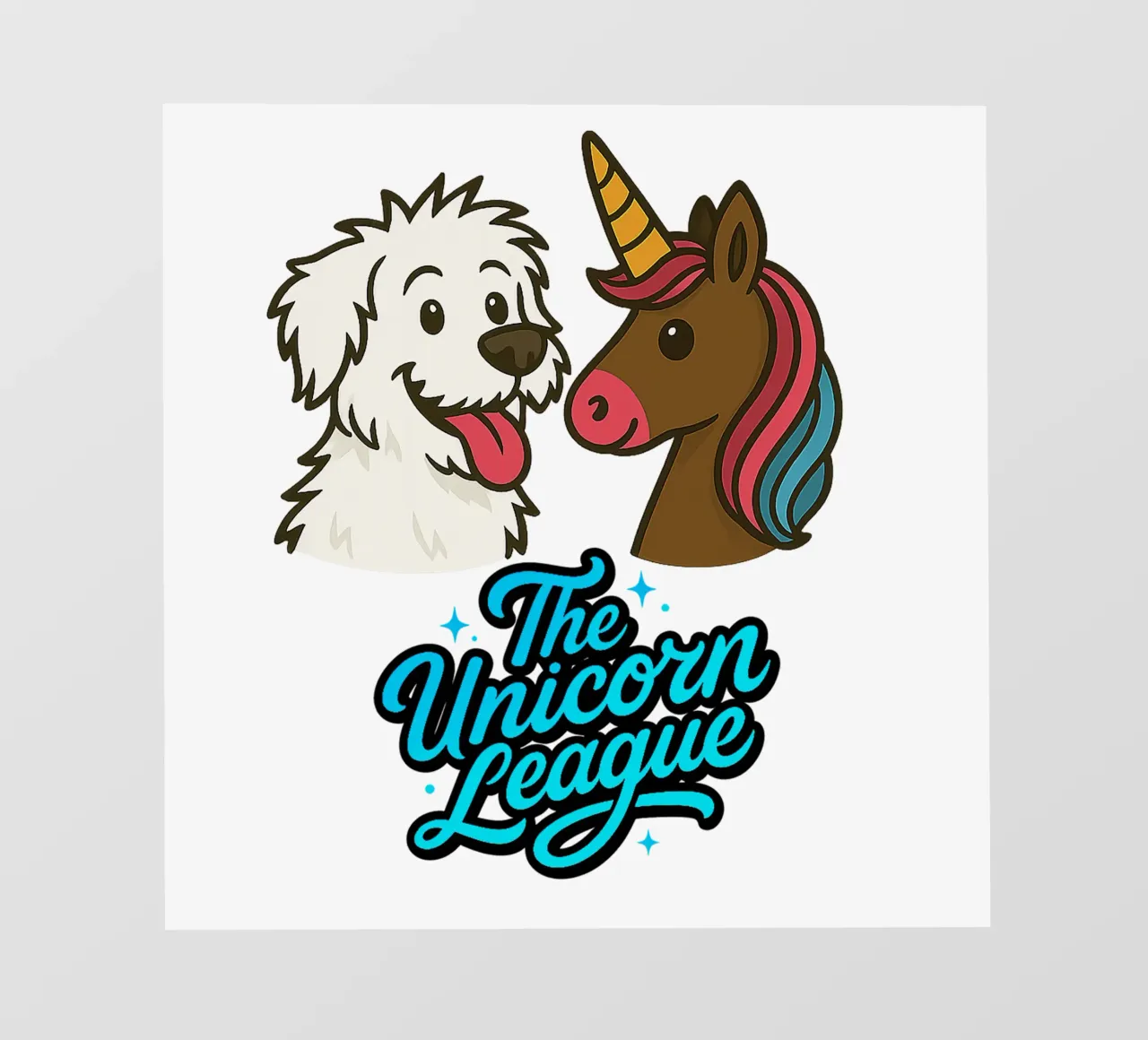 THE UNICORN LEAGUE - The Puppy pellicola backlit da Vintage Van Gogh