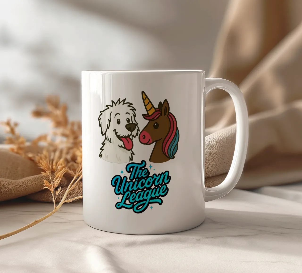 THE UNICORN LEAGUE - The Puppy tazza in ceramica da Vintage Van Gogh