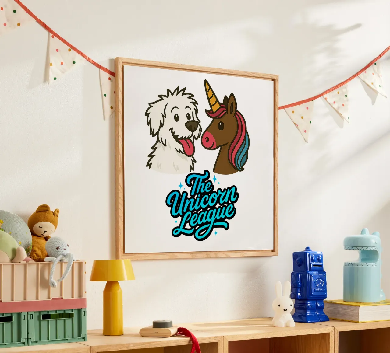 THE UNICORN LEAGUE - The Puppy plexiglass da Vintage Van Gogh