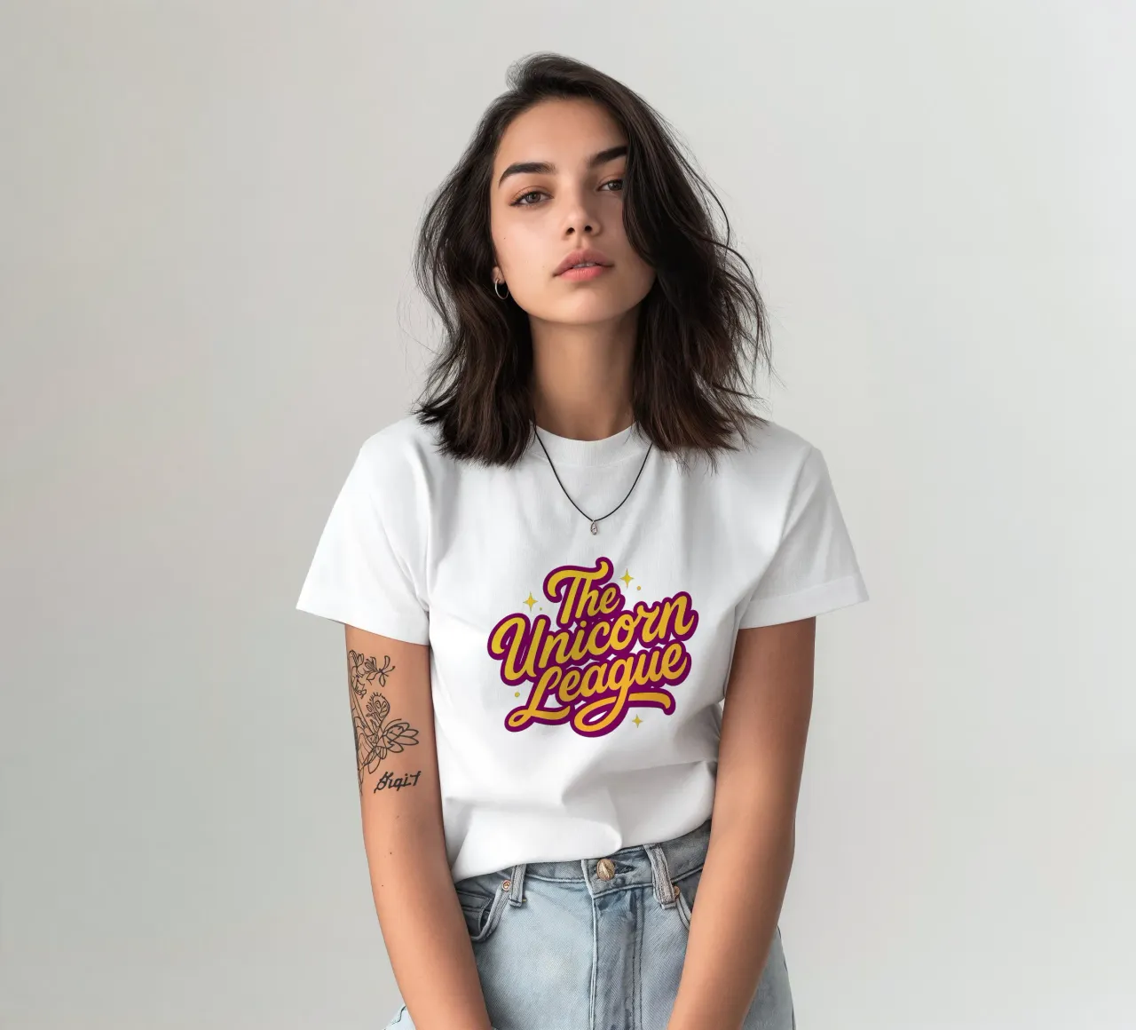 THE UNICORN LEAGUE - Font t-shirt da Vintage Van Gogh