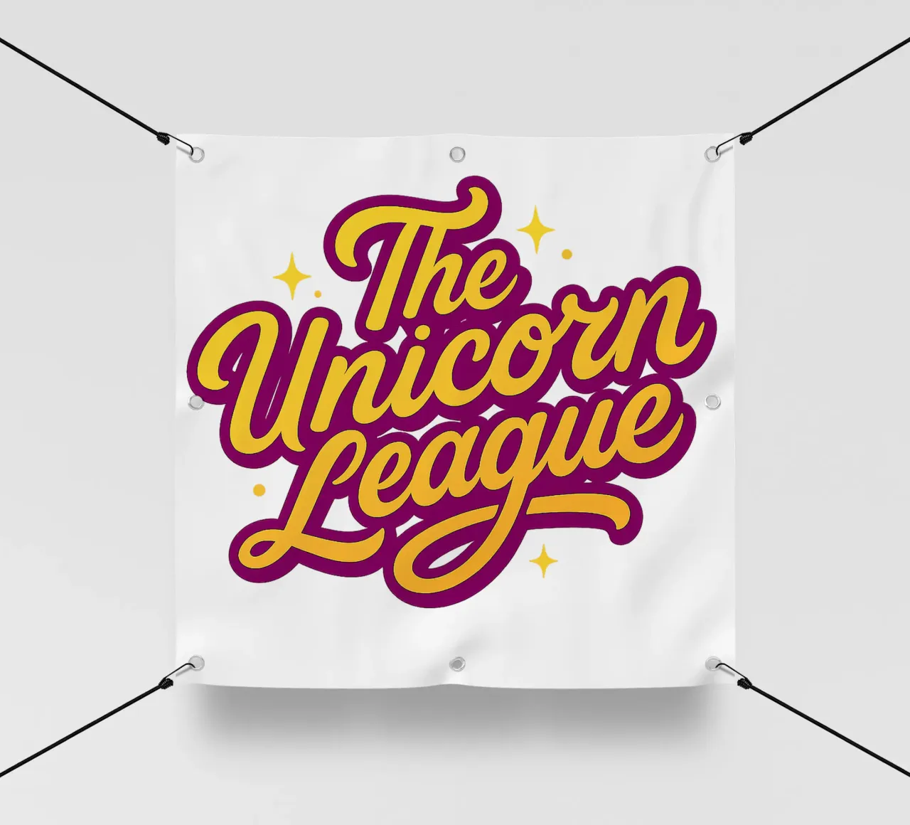 THE UNICORN LEAGUE - Font telo in pvc da Vintage Van Gogh