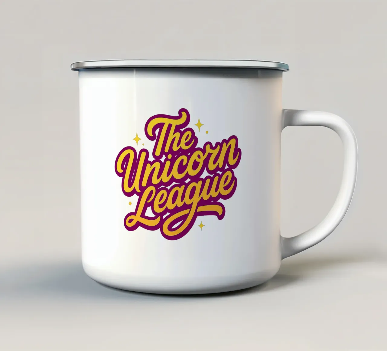 THE UNICORN LEAGUE - Font tazza in smalto da Vintage Van Gogh
